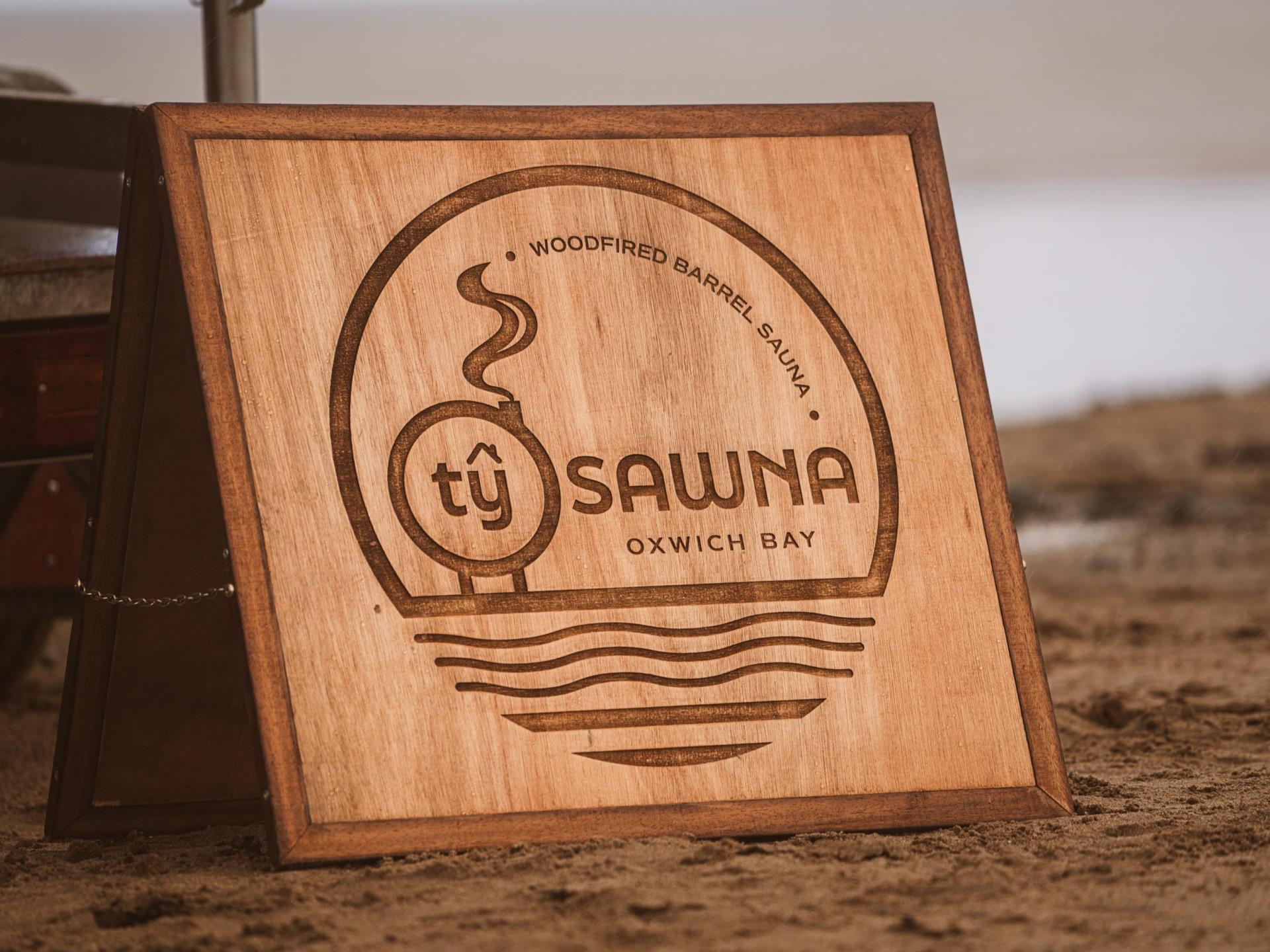 Ty Sawna sign